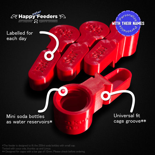Happy Water Feeders - Personalized